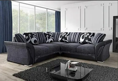 Shannon Luxury 5 Seater Corner Sofa | Modern Living Room Sofa, view 4