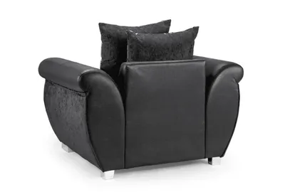 Shannon Arm Chair in Black – Where Elegance Meets Comfort, view 4