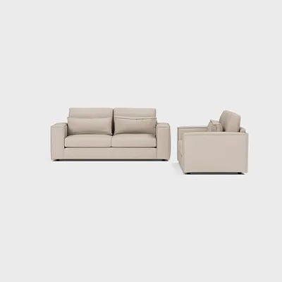 Sloane Plush Velvet 3+2 Seater Sofa Set | Elegant & Comfortable Seating, view 3