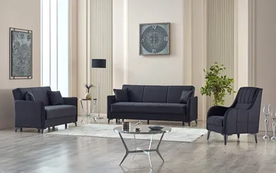 Sofya Sofabed Black with Storage