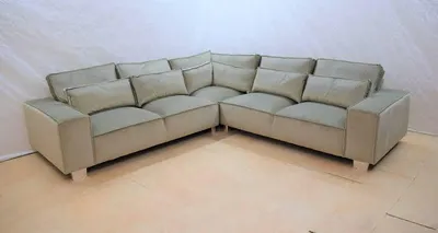 Style Meets Comfort – Sloane Grey Velvet Corner Sofa, 5 Seater Luxury for Modern Homes, view 3