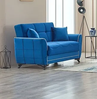 Tual Sofabed Blue with Storage 82-103, view 3