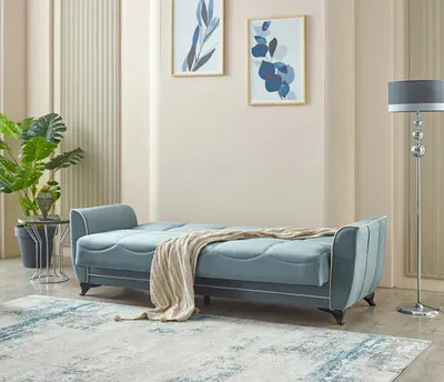 Tual Sofabed Grey with Storage 52-103, view 5
