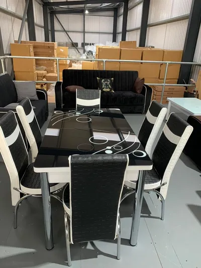 Turkish Dining Table with 6 Chairs, view 5
