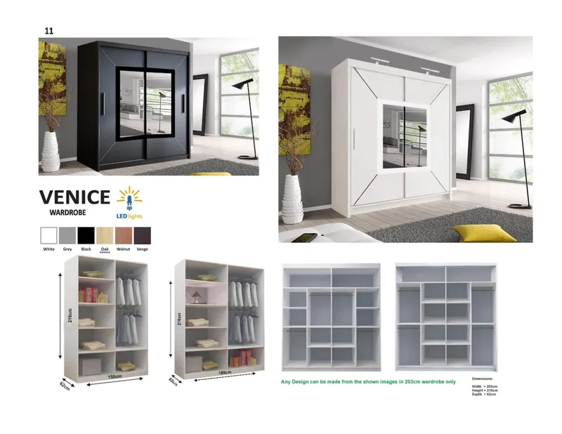 Venice Slide door wardrobe