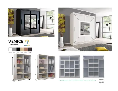 Venice Slide door wardrobe, view 11