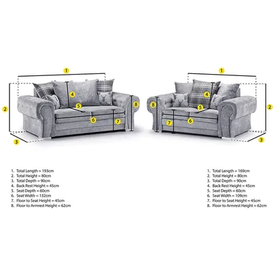 Verona sofa 3+2 seater, view 2
