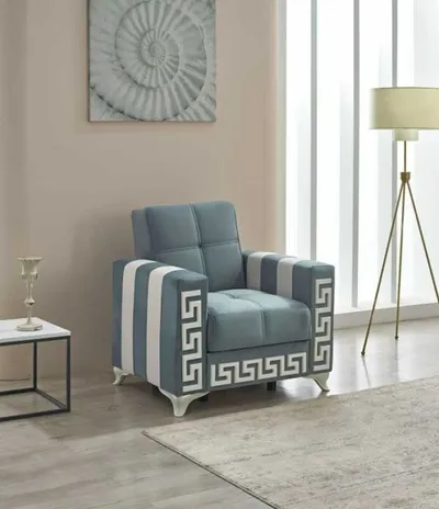 Verona Sofabed Grey with Storage 52-103, view 4
