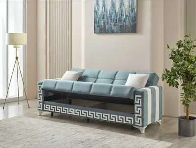 Verona Sofabed Grey with Storage 52-103, view 7